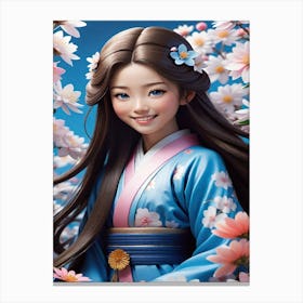 China Girl Canvas Print