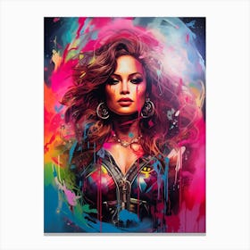 Jennifer Lopez Canvas Print
