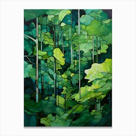 'Green Forest' 1 Canvas Print