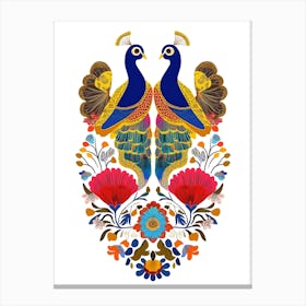 Peacocks Canvas Print