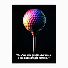 Quots Golf 2 Canvas Print