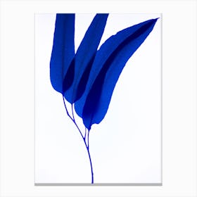 Blue Leaf II Canvas Print