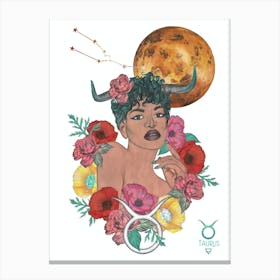 Taurus Goddess Canvas Print