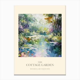 Cottage Garden Poster Enchanted Pond 9 Canvas Print