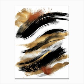 Abstract Brush Strokes 34 Canvas Print