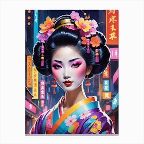 Geisha 183 Canvas Print