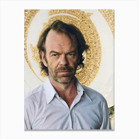 Hugo Weaving Retro Collage Movies Canvas Print