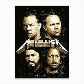 Metallichead band music Canvas Print