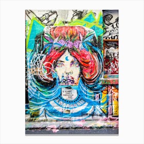 Melbourne Street Art Canvas Print