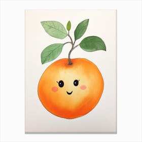 Friendly Kids Apricot 2 Canvas Print