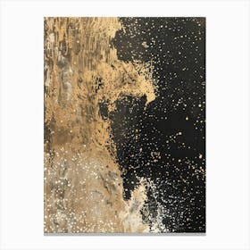 Gold Splatter 3 Canvas Print