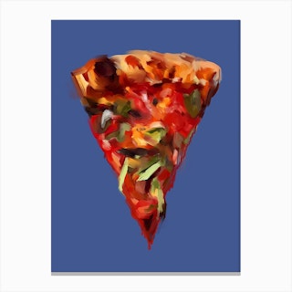Just A Pizza Slice Canvas Print