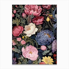 Floral Wallpaper 361 Canvas Print