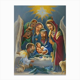 Nativity Scene 16 Canvas Print