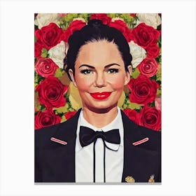 Michelle Williams Illustration Movies Canvas Print