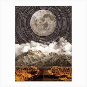On The Way To The Moon Canvas Print