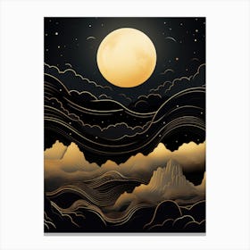 Chinese Moon Canvas Print