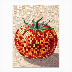 Mosaic Tomato 2 Canvas Print