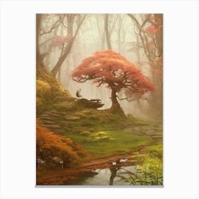 Tree In The Forest Canvas Print