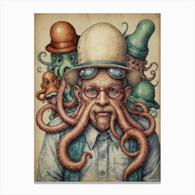 Octopus Man Canvas Print