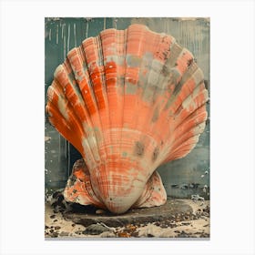 Shell On The Beach Canvas Print