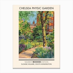Chelsea Physic Garden London Parks Garden 7 Canvas Print