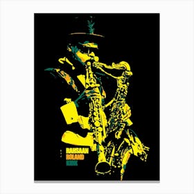 Rahsaan Roland Kirk American Jazz multi-Instrumentalist 2 Canvas Print