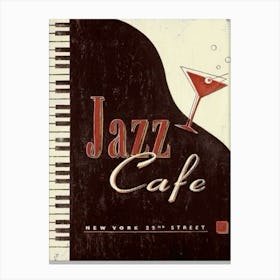 Jazz Cafe Canvas Print