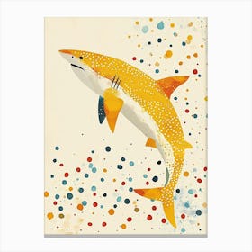 Yellow Shark 3 Canvas Print