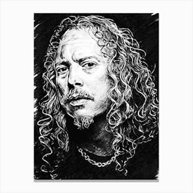 kirk metallica band music Canvas Print