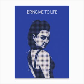 Bring Me To Life Amy Lee Canvas Print