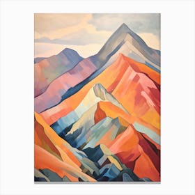 Mount Lafayette Usa 2 Mountain Painting Canvas Print
