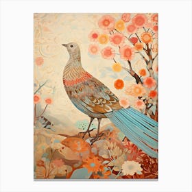 Turkey 4 Detailed Bird Painting Canvas Print
