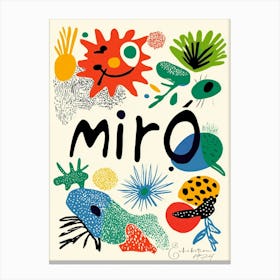 Mirò No 1 Canvas Print