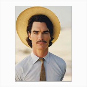 Billy Crudup Retro Collage Movies Canvas Print