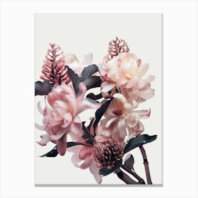 Pink Flowers Canvas Print