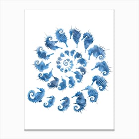 Seahorses 3 Canvas Print