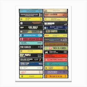 1972 Music - Cassette Print - Born in '72 Canvas Print