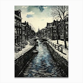 Amsterdam Canal 3 Canvas Print