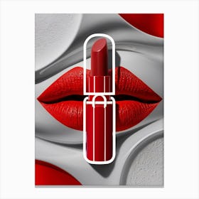 Red Lipstick Canvas Print