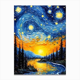 Starry Night 2 Canvas Print