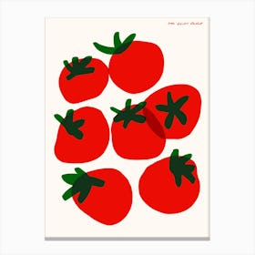 Tomato Art Print Canvas Print