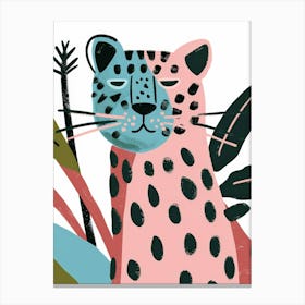 Leopard In The Jungle 37 Canvas Print