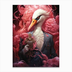 Bird In A Suit Canvas Print