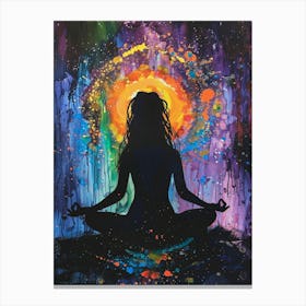 Meditating Woman 9 Canvas Print