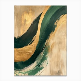 Emerald Wave Canvas Print