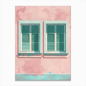 Shabby Chic Window Canvas Print