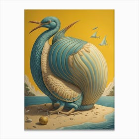 The Shell Bird Canvas Print