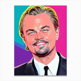 Leonardo Dicaprio Pop Movies Art Movies Canvas Print