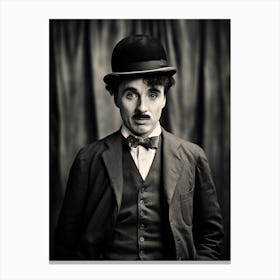 Charlie Chaplin Canvas Print